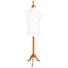 Male display bust dummy cream - display,