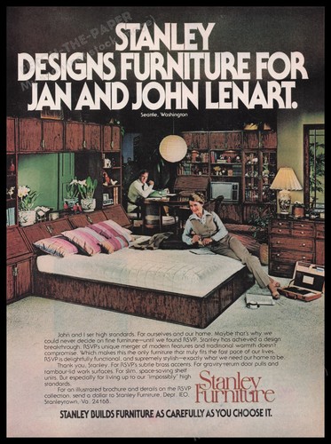 Stanley furniture 1980s print - stanley,