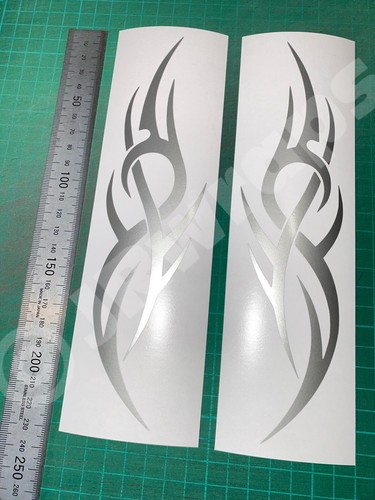 Tribal flame decals - tribal,