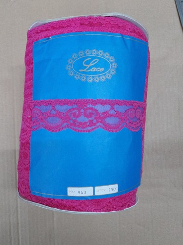 Pink non stretch - stretch, trim