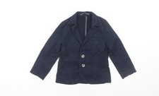 Next Boys Blue Cotton Blazer 3