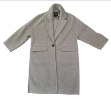 Zara Beige Textured Teddy Coat