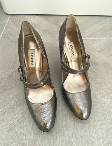 Dune killas pewter snakeskin - pewter,