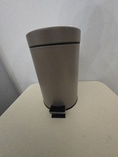 Kela cosmetic bin brown 3l, metal pedal bin bathroom, bathroom waste bin