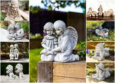 Garden Ornaments Stone Effect Large Outdoor Decorations Angel Monkey Lions Fairy