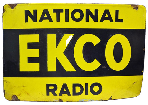 Vintage ekco radio enamel - ekco,