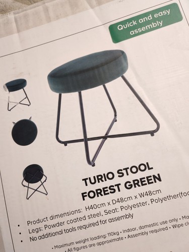 Padded stool chair dressing - padded,