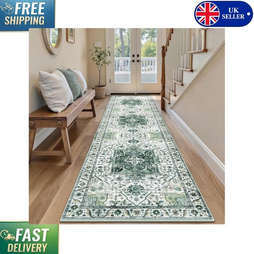 Vintage floral green - floral, washable