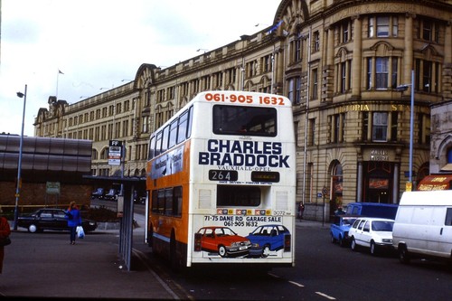 35mm original colour bus slide - bus,