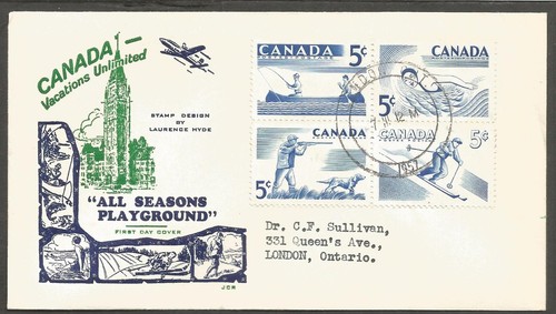 1957 fdc first - 1957,