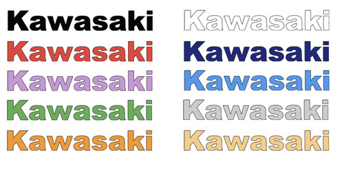 Kawasaki motorbike vinyl - 2,