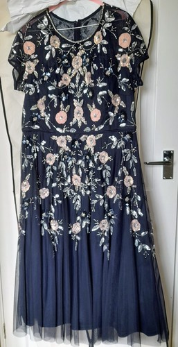 Phase eight blue floral beaded - floral,