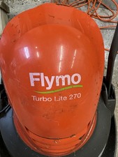 Flymo Turbo Lite 270 Electric Hover Lawn Mower, 1400W, 27cm Cutting Width