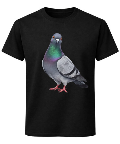 Pigeon shirt realistic city - t-shirt,