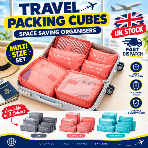 6pcs travel packing cubes - packing,