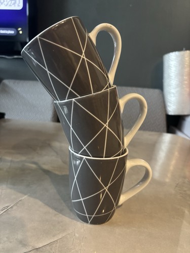 Three grey and white - three,