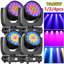 4PCS 380W LED Zoom Moving Head