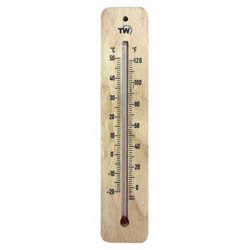 Wooden room thermometer - room,