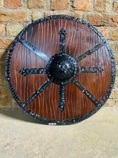 Medieval Wooden Carved Viking