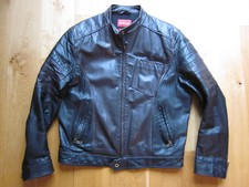FireTrap Cafe Racer Biker Leather Jacket 1