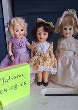 Small 7 Inch, 1950s Hard Plastic Dolls, Rosebud And Sarold