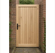 Iroko Hardwood Timber Gates