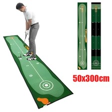 50X300CM Golf Putting Mat Green Indoor & Outdoor Golf Practice Mat Mini Training