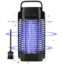 Amufer Bug Zapper, 4200V Insect Pest Fly Zapper, Electric Mosquito Zapper Opened