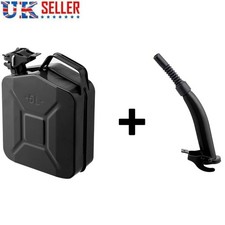 5L 5 Litre Black Metal Jerry