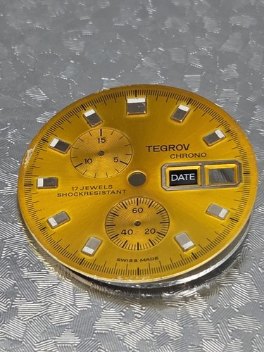 Vintage tegrov watch dial - tegrov, 27mm