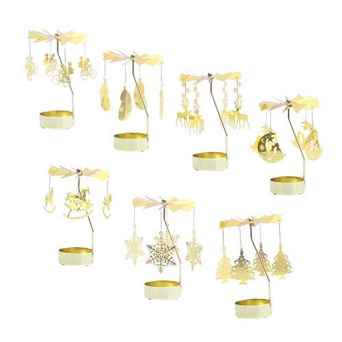 Rotating candle holder - candle,