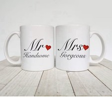 Mr & Mrs Mugs Ceramic