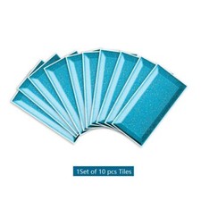 10PCS Tile Stickers Crystal Wall Decals Transfer Kitchen Bathroom Self Adhesive