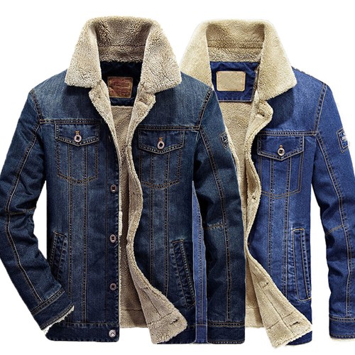Men jean jacket warm - uk,