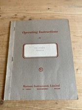 MARCONI TF 410c VIDEO