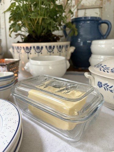 Vintage arcoroc glass - arcoroc, butter