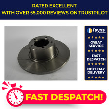 2x Brake Discs Pair Solid fits TVR S1 2.8 Front 86 to 88 PRN 262mm Set Bosch New