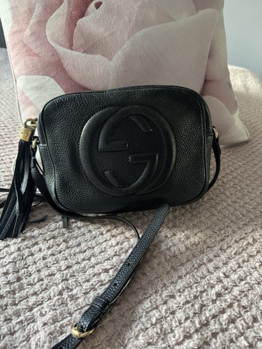 Gucci disco crossbody black - gucci,