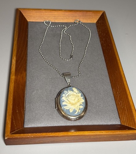 Vintage necklace silver - silver, tone