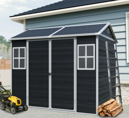 8x6ft resin outdoor storage - resin,