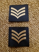 RAF Sergeant Rank Slide X2