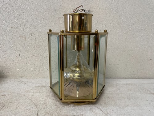 Single light brass wall - single,