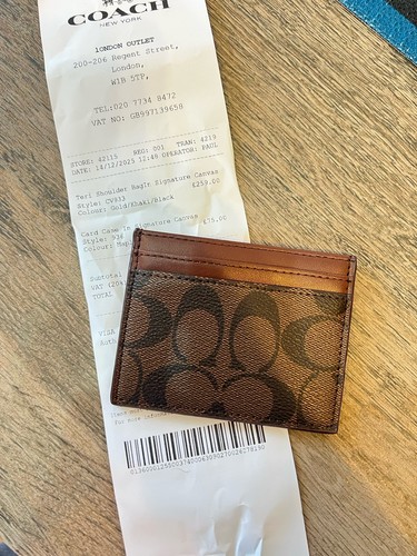 Coach card holder - coach,