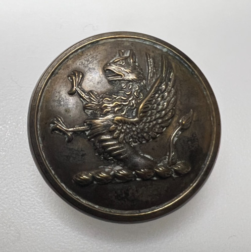 Antique livery button griffin - antique,
