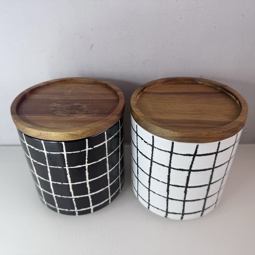 Habitat lidded storage jars - storage,