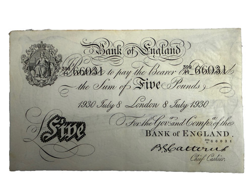 Bank england white - bank, note
