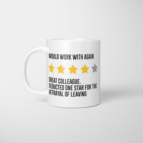 Farewell review mug funny - farewell,