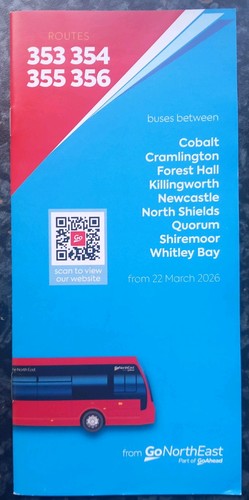 North east 2026 timetable - go,