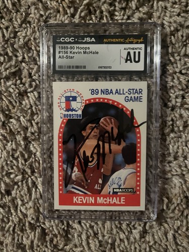Kevin mchale signed auto - kevin,