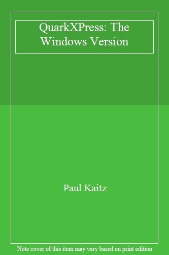 Quarkxpress the windows - quarkxpress:,